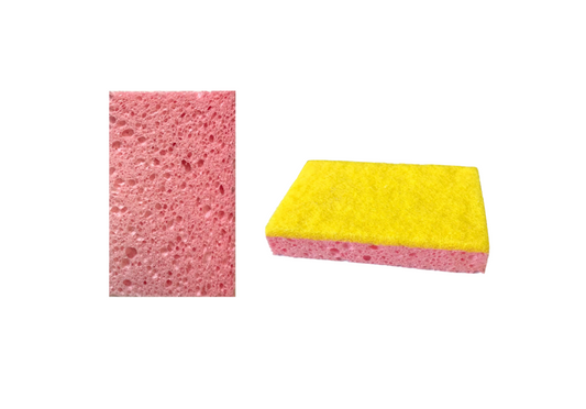 EcoFriendly Wood Pulp Cotton Kitchen Sponge Pack of 2
