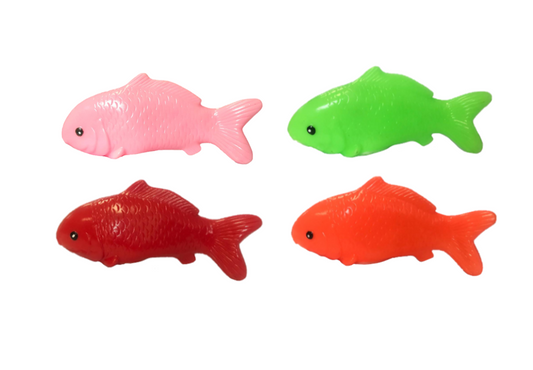 Interactive Pet Dog Toy Squeaky Fish 15 cm Assorted Colors