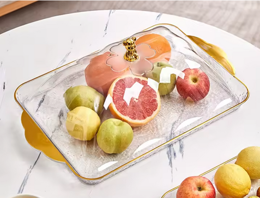 Premium Transparent Plastic Cake Pastry Display Dome with Lid