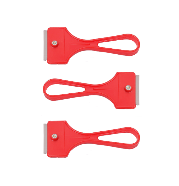 Mini Paint Residue Cleaning Scraper Set 10 cm Pack of 3