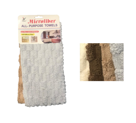 Absorbent Microfibre Kitchen Towel Cloth Set Pack of 2