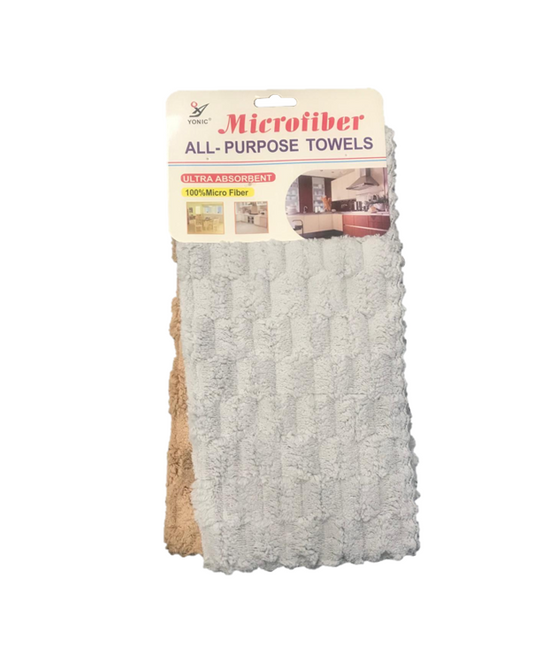 Absorbent Microfibre Kitchen Towel Cloth Set Pack of 2