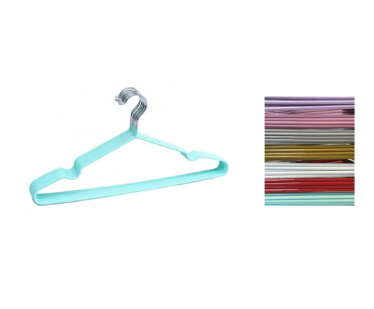 Premium Coated Metal NonSlip Clothes Hanger Set Pack of 5