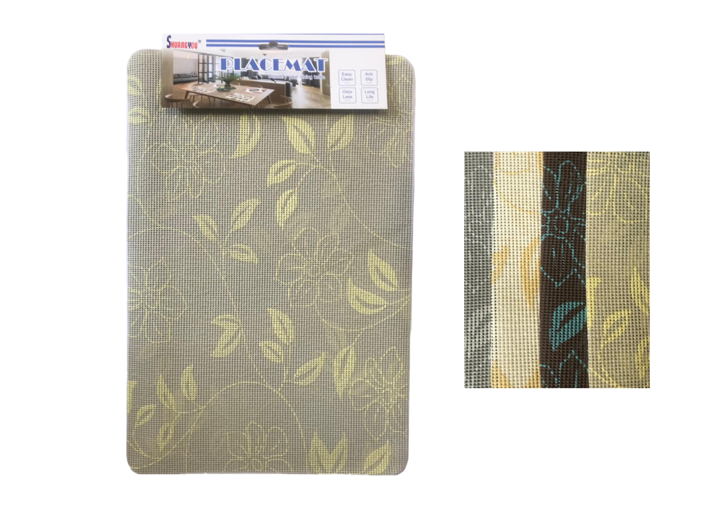 Premium PVC NonSlip Dining Placemats 28x43cm Pack of 2