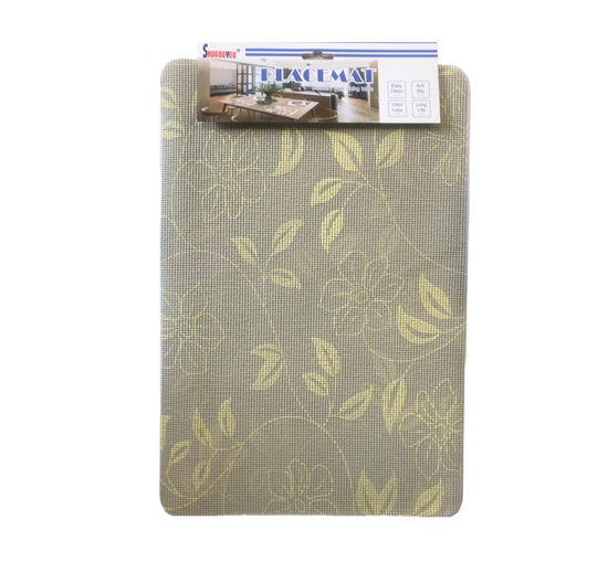 Premium PVC NonSlip Dining Placemats 28x43cm Pack of 2