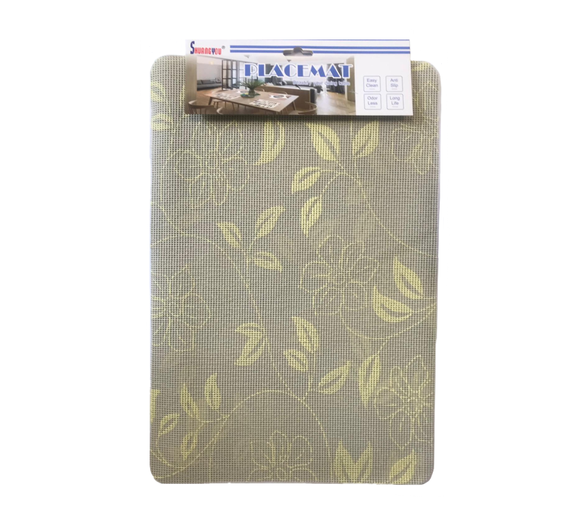 Premium PVC NonSlip Dining Placemats 28x43cm Pack of 2