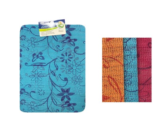 Floral Print PVC NonSlip Placemats Pack of 2 30x40 cm