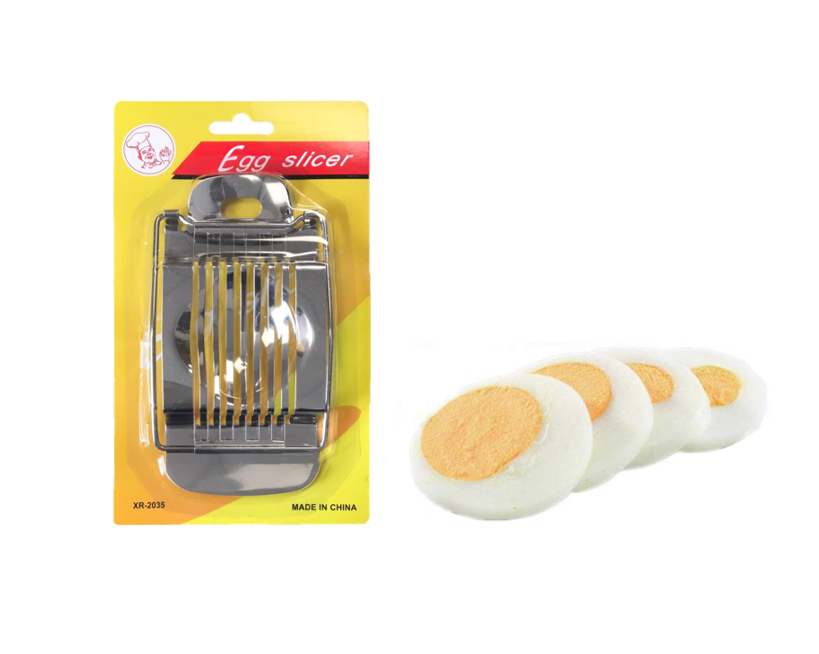 Stainless Steel Egg Slicer Cutter Easy and Precise Slicing Tool