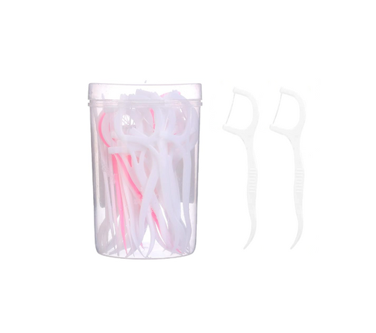 Heart Shaped Dental Floss Toothpicks Convenient Oral Care Solution