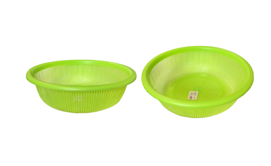 Premium Plastic Fruit Washing Drainer Basket Assorted Colors
