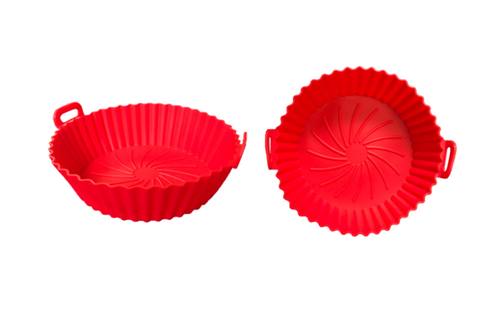 Silicone Air Fryer Paper Liner with Handles Round 16 cm