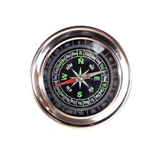Compact Outdoor Travel Compass for Camping and Hiking