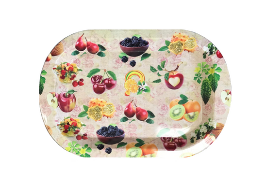 Elegant Printed Plastic Serving Tray 415 x 28 cm