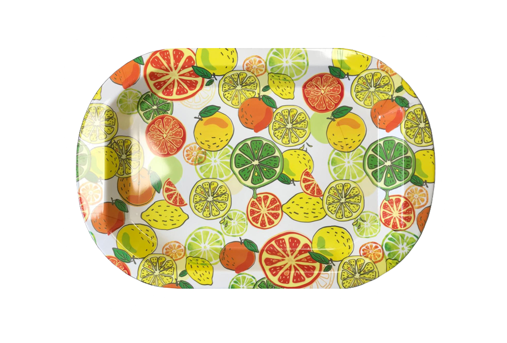 Elegant Printed Plastic Serving Tray 415 x 28 cm