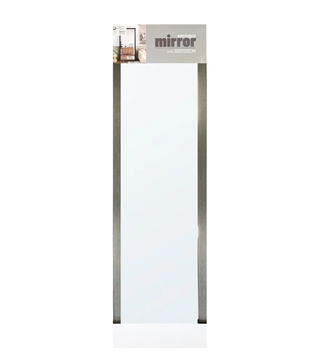 Elegant Extra Large Plastic Framed Boutique Mirror 30 x 120 cm