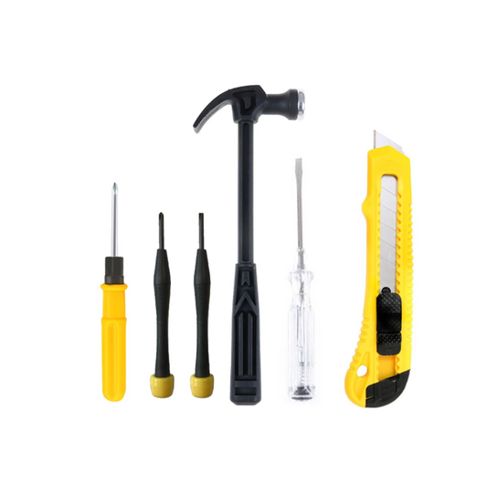 DIY Tools Set Hammer Stanley Knife Screwdrivers