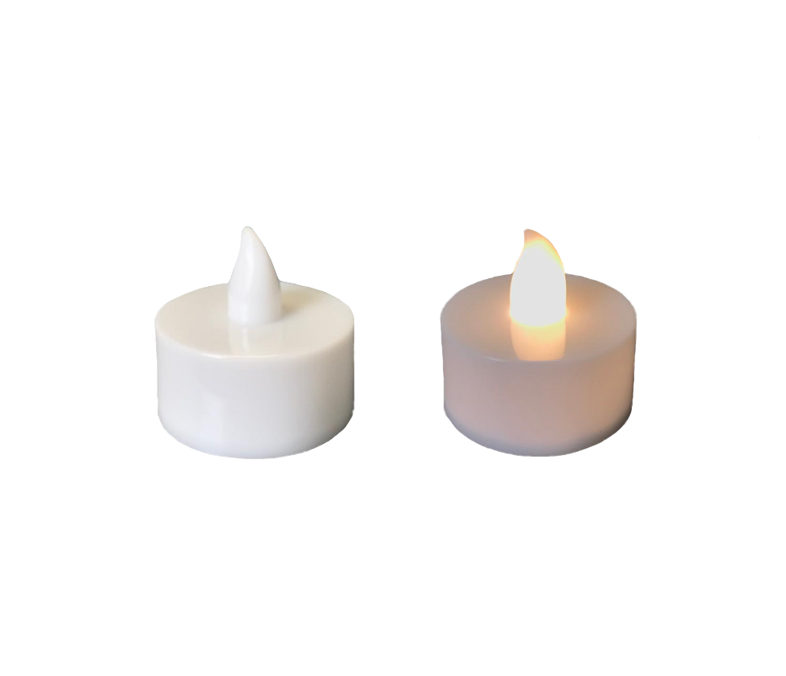 LED Flameless Tealight Candle White 37 cm Battery Operated