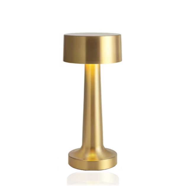 Gold Cordless Touch Lamp USB Rechargeable 208x88cm