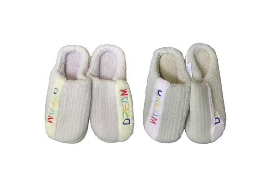 Cozy Dream Design Fuzzy House Slippers Assorted Sizes Colors