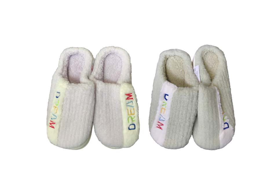 Cozy Dream Design Fuzzy House Slippers Assorted Sizes Colors