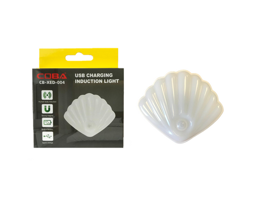 USB Rechargeable Seashell Motion Sensor Night Light