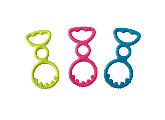 Durable Pet Dog Toy Ring Interactive Rubber Chew Toy