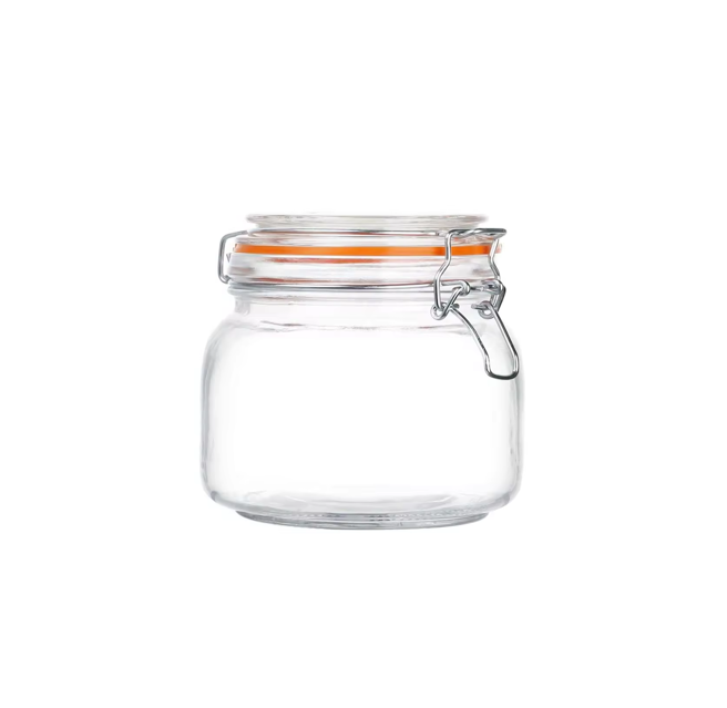 Glass Food Jam Storage Jar Container 115 x 11 cm