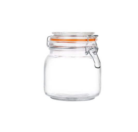 Glass Food Jam Storage Jar Container 14 x 105 cm