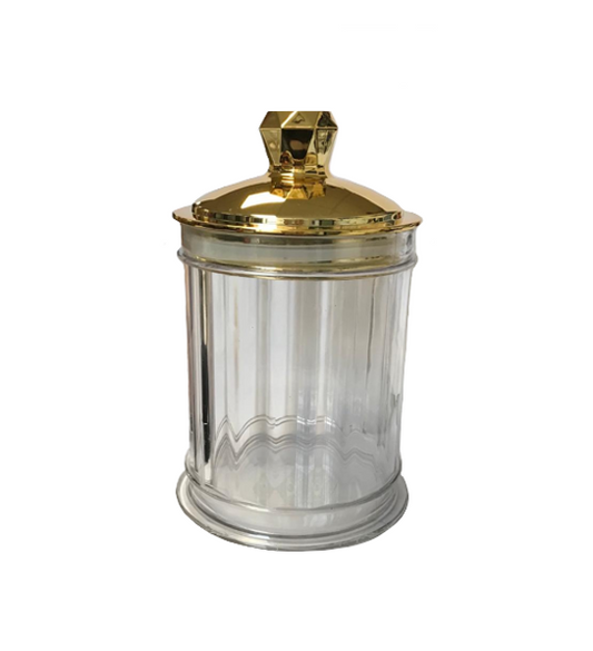 Round Transparent Candy Sweets Storage Jar 128 x 10 cm