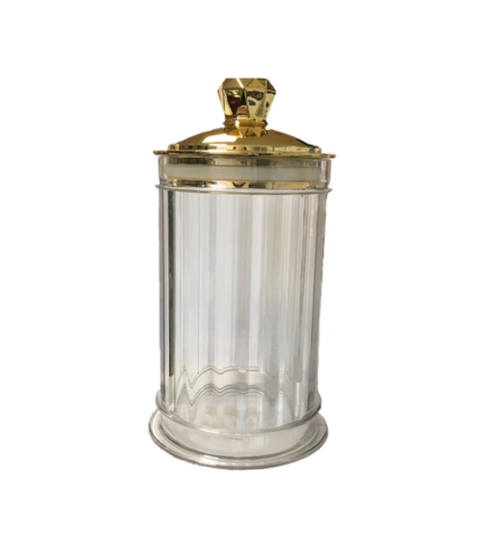 Round Transparent Candy Sweets Storage Jar with Lid