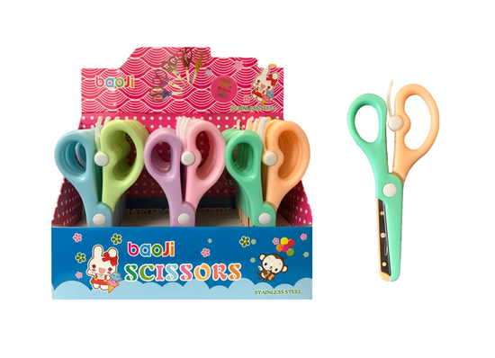 Dual Candy Coloured Paper Scissors 135 cm Assorted Colors