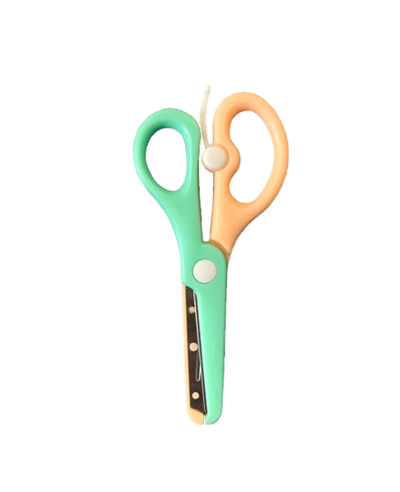 Colorful Dual Paper Scissors 135 cm Assorted Colors