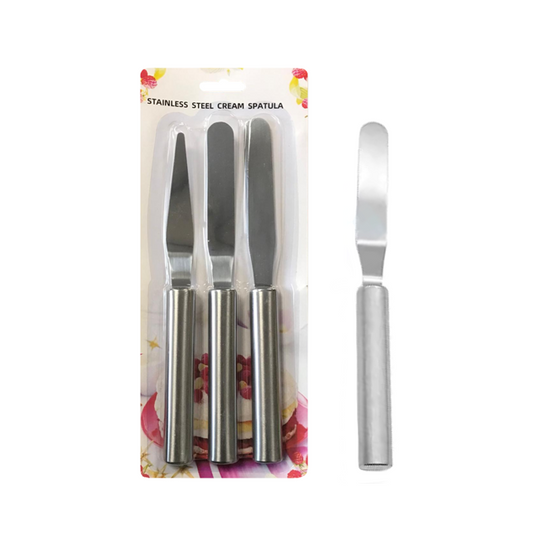 Professional Stainless Steel Cake Cream Spatula Set