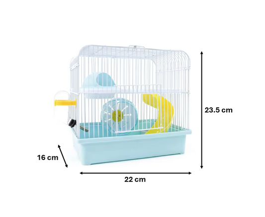 Dayang Pet Small Hamster Mouse Cage with Accessories