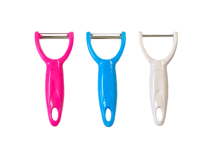 Durable Plastic Kitchen Vegetable Peeler Assorted Colours