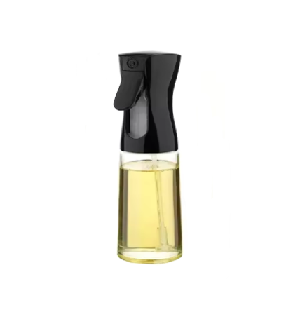 200ml Glass Oil and Vinegar Spray Bottle with Plastic Top