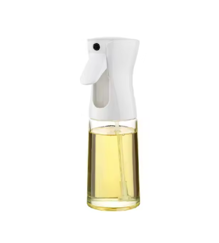 200ml Glass Oil and Vinegar Spray Bottle with Plastic Top