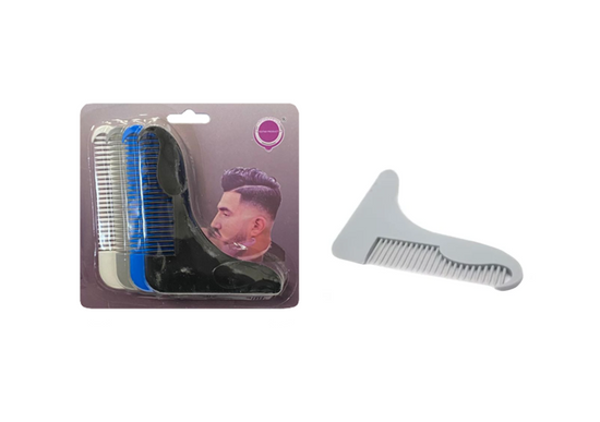 Barber Hair Clipper Comb Set Pack of 4 Assorted Colors