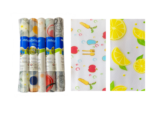 30x90cm AntiSlip Kitchen Drawer Liner Assorted Designs