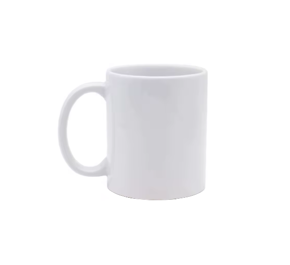 95x8cm Plain Ceramic Tea Coffee Mug Assorted Colours