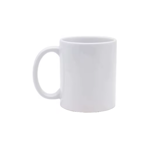 95x8cm Plain Ceramic Tea Coffee Mug Assorted Colours