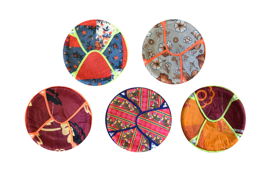 Elegant Printed Cotton Roti Chaba Naan Bread Basket 30 cm