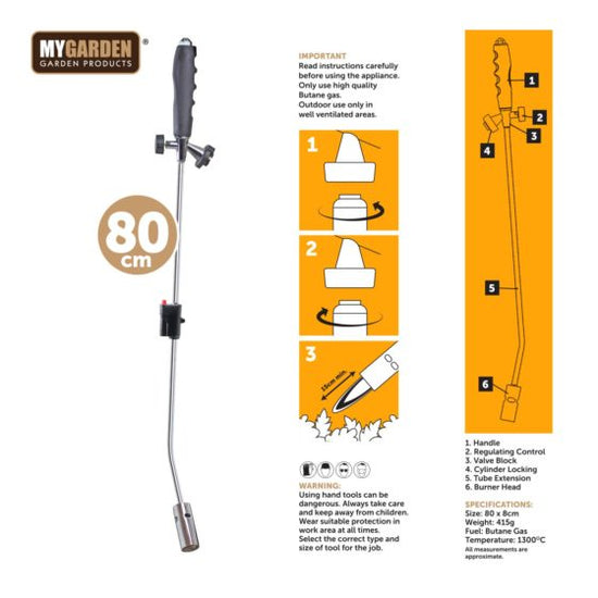 EcoFriendly Garden Weed Burner Efficient Weed Removal Tool