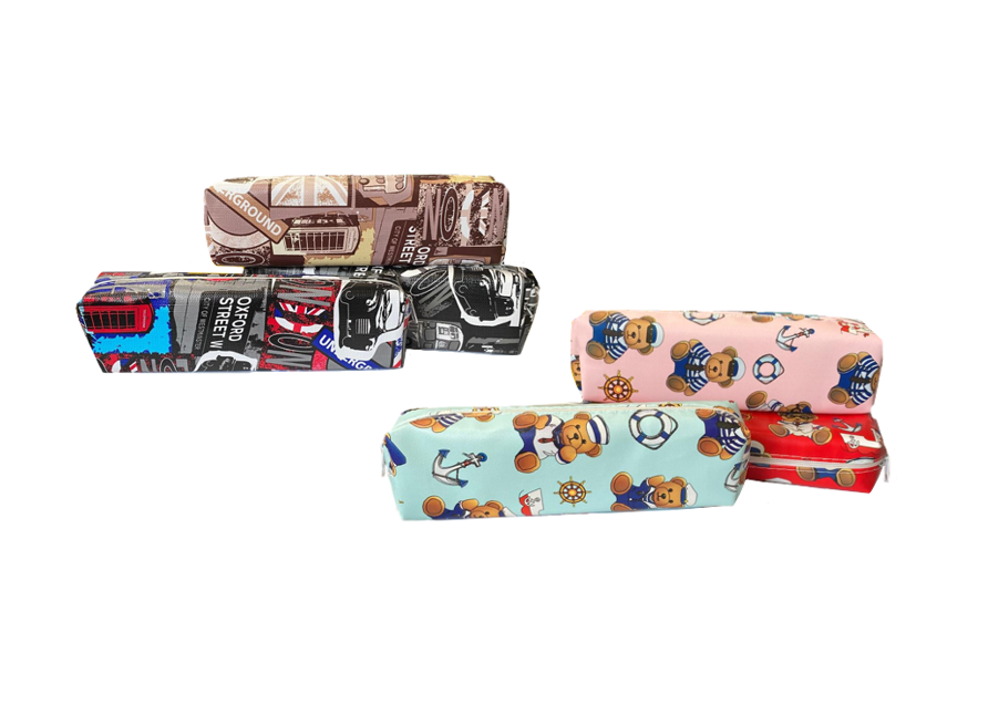 Assorted Designs Stationery Pencil Case 195cm Random Color