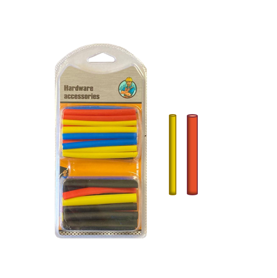 DIY Heat Shrink Tubing Pack Assorted Colors 7cm Length
