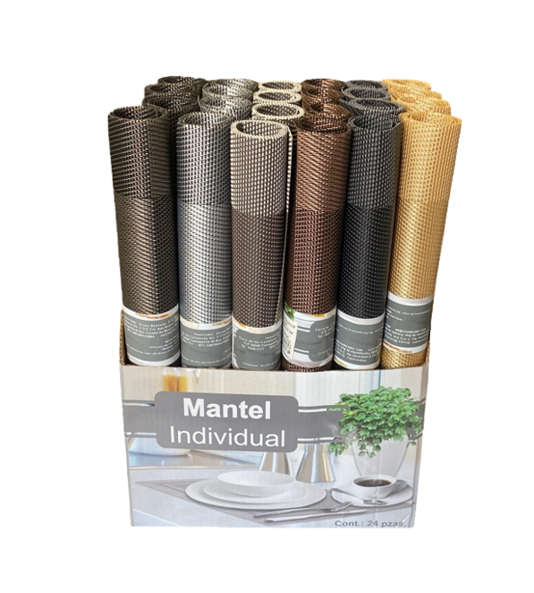 Assorted PVC Woven Plastic Dining Placemat 30x40cm