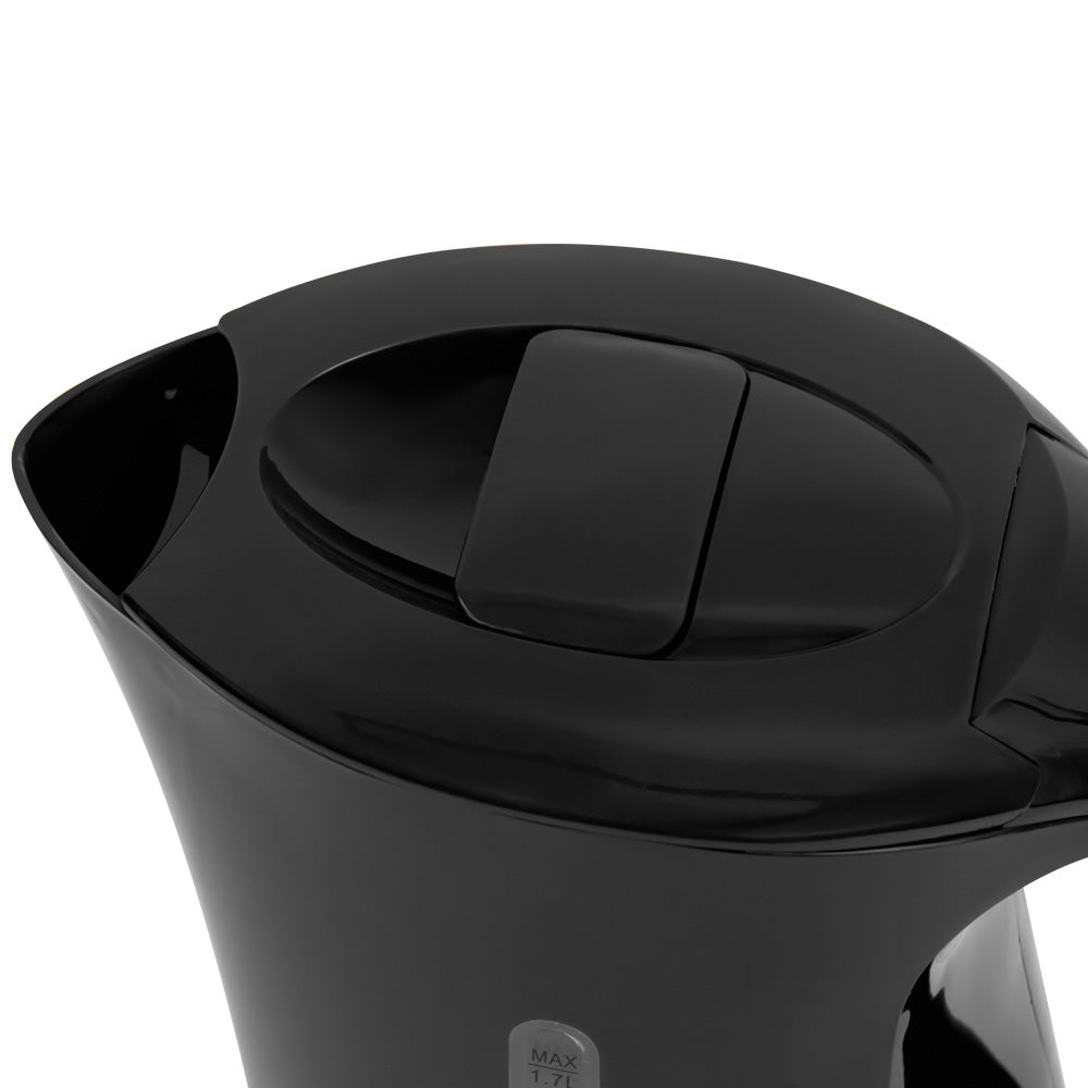 SQ Professional Aquen Plastic Kettle 17L 2200W Black Efficient Stylish