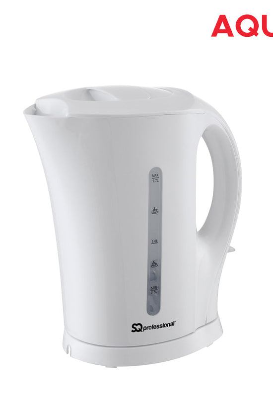 SQ Professional Aquen 17L White Plastic Kettle HighPowered Stylish