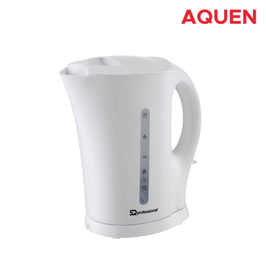 SQ Professional Aquen 17L White Plastic Kettle HighPowered Stylish