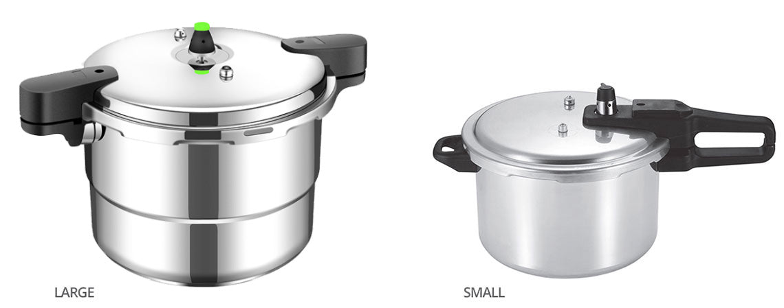 SQ Professional 16L Aluminium Pressure Cooker with Four Safety Valves